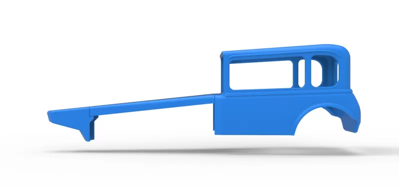 Shell of Vintage Supermodified stock car Version 4 Scale 1:25 - Model preview 6