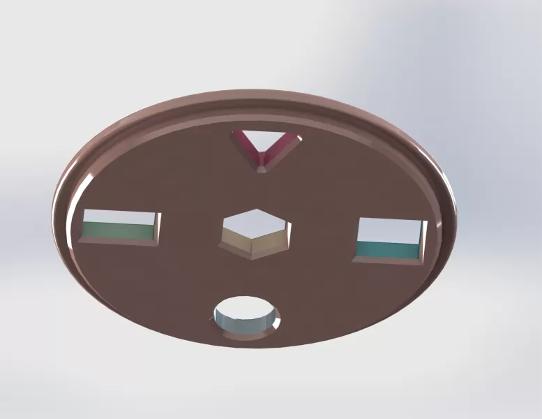 Interaktive Montessori Shape Color Sorter Set - Model preview 6