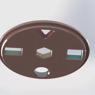 Interaktive Montessori Shape Color Sorter Set - Model thumbnail 6