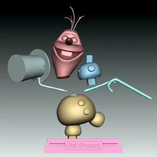 Olaf Frozen - Model thumbnail 10