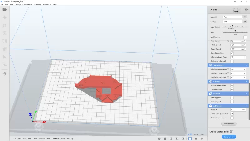 Sheet Metal Body Tools and Washer - Model preview 11