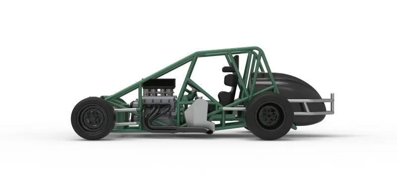 Pavement Silver Crown Car Base Scale 1:25 - Model preview 9