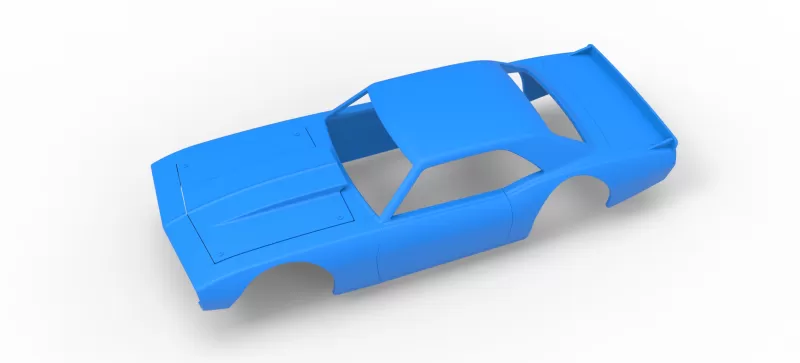 Shell of Vintage Asphalt Modified stock car V10 Scale 1:25 - Model preview 2