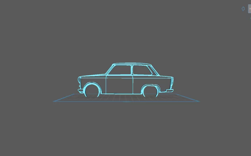 Trabant - 601 Wall Art - Model preview 2