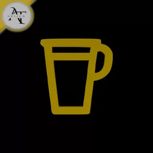 Simple Coffee Cup Symbol - 2D Art