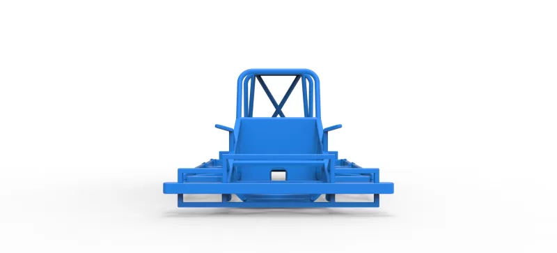 Frame of New Zealand Ministock car Version 3 Scale 1:25 - Model preview 5