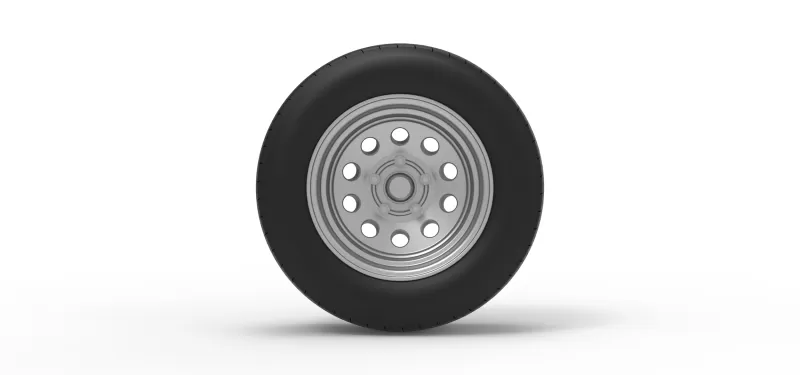 Wheel of Dirt Modified stock car V3 Scale 1:25 - Model preview 5