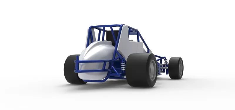 Pavement Silver Crown Car Scale 1:25 - Model preview 19