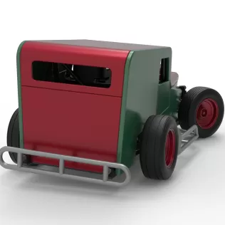 Dwarf car while turning Scale 1:25 - Model thumbnail 18