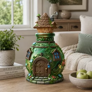 Mushroom Potion House STL File for 3D Print - Model thumbnail 2