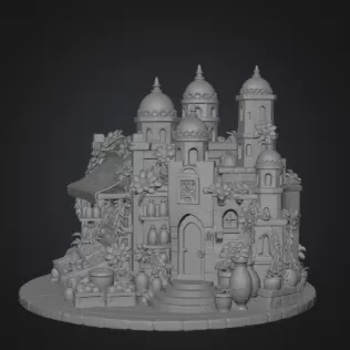 Sultan's Spice & Potion Bazaar STL File for 3D Print - Model thumbnail 11