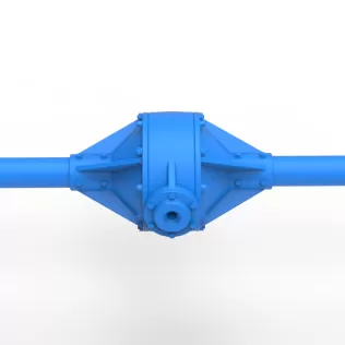Non-Quick Change Rear End Set Scale 1:25 - Model thumbnail 7