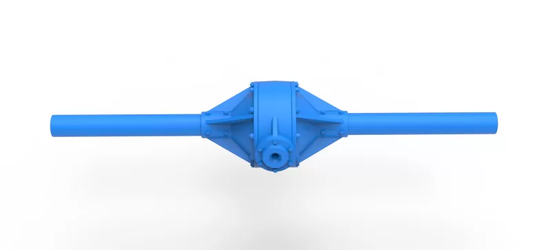 Non-Quick Change Rear End Set Scale 1:25 - Model preview 7