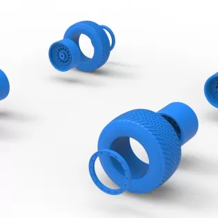 Wheel Set of Dirt Silver Crown Champ car Scale 1:25 - Model thumbnail 12