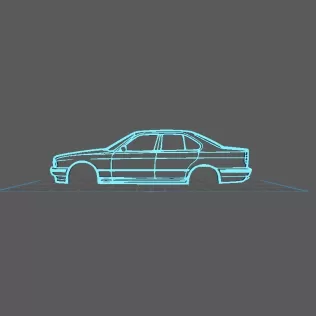 BMW - E34 Wall Art