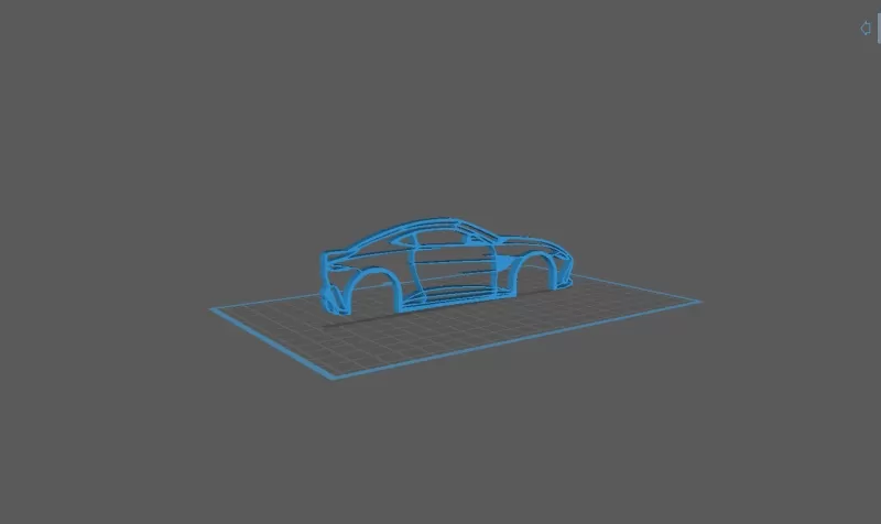 Aston Martin - Vantage 2022 Wall Art - Model preview 2
