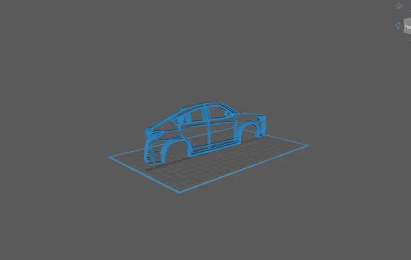 BMW - X4 F26 2015 Wall Art - Model preview 2
