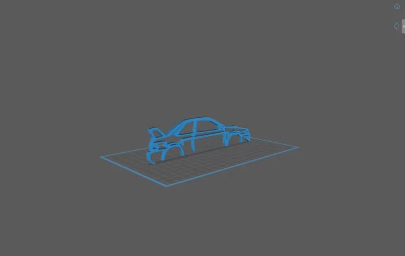 Subaru - Impreza 22 Wall Art - Model preview 1