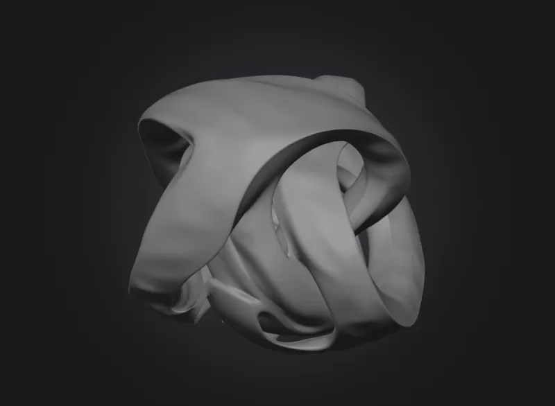 Abstract sculputre - Model preview 3