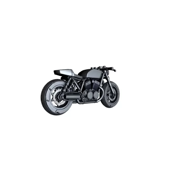 Motorcycle Bike Toy Model Design STL Files - Model preview 4