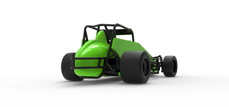Pavement Silver Crown Car Version 3 Scale 1:25 - Model preview 19