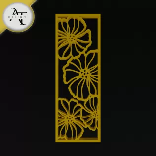 Flowers- Line Art - 2D Wall Art Decor