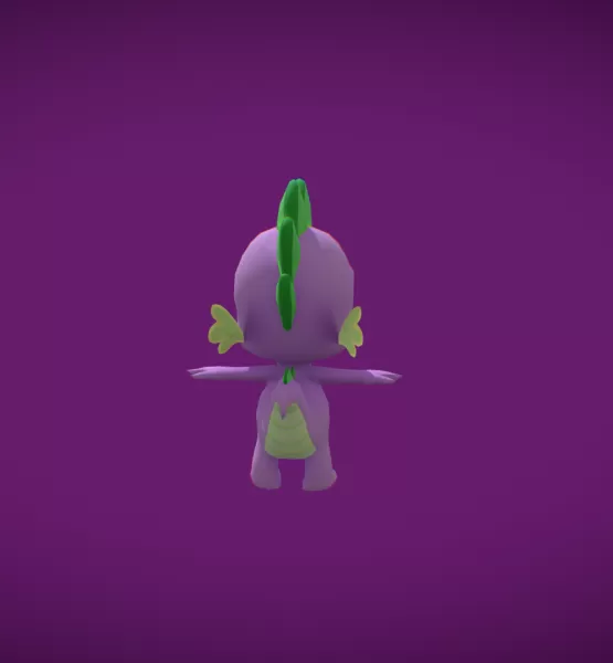 Spike (rigged) - Model preview 3