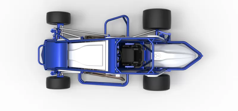 Pavement Silver Crown Car Scale 1:25 - Model preview 11