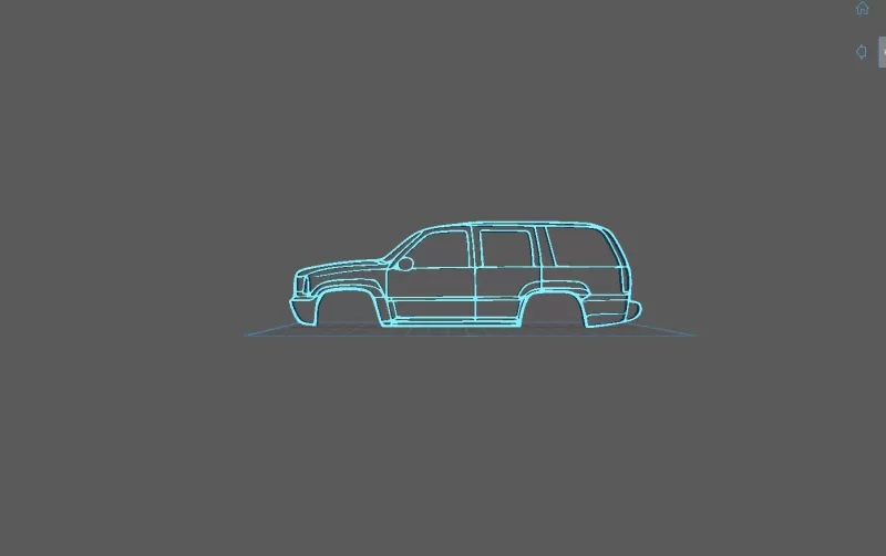 Cadillac - Escalade 1999 Wall Art - Model preview 1