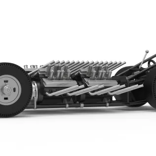 Vintage AWD Dragster Base Version 2 Scale 1:25 - Model thumbnail 2