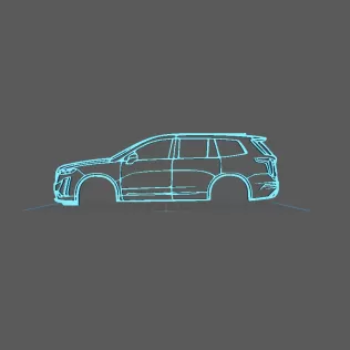 Cadillac - XT6 2020 Wall Art