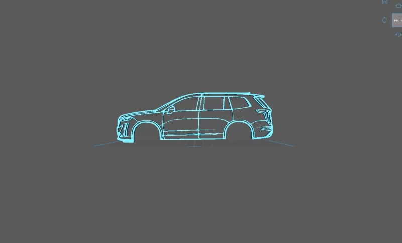 Cadillac - XT6 2020 Wall Art - Model preview 1