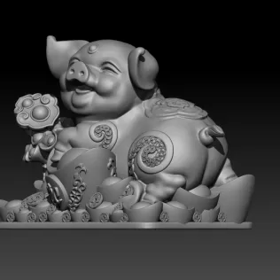 Zodiac Pig - Model thumbnail 2