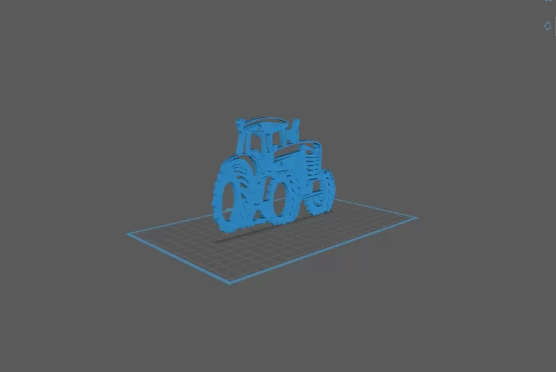 Tractor - Fendt Wall Art - Model preview 2