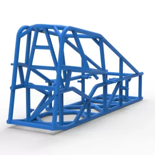 Frame of Three Quarter Midget Scale 1:25 - Model thumbnail 12