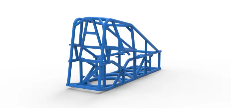 Frame of Three Quarter Midget Scale 1:25 - Model preview 12