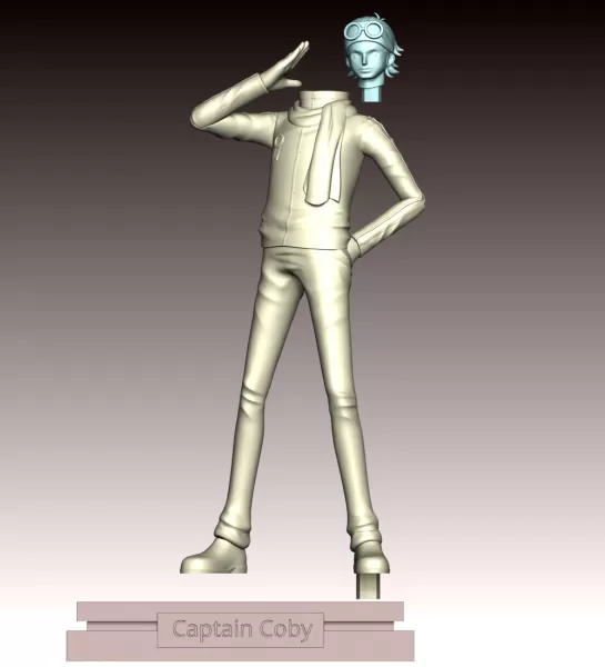 Captain Coby - One Piece - Model preview 10