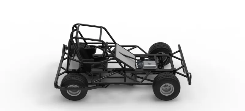 BriSCA Micro Formula 2 Stock Car Base Scale 1:16 - Model preview 23