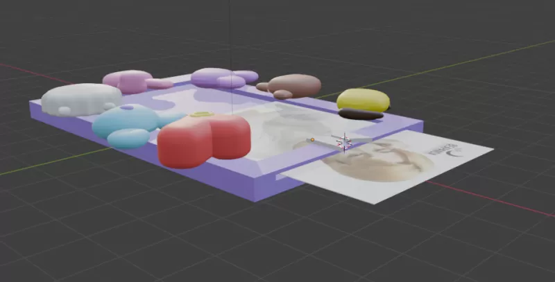 Marco Photocard BT21 – Soporte Decorativo - Model preview 2