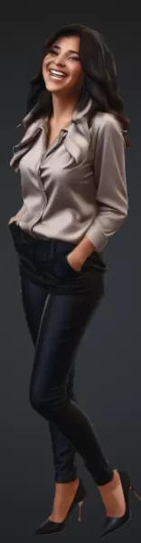 Frau lächelnd - Model preview 1