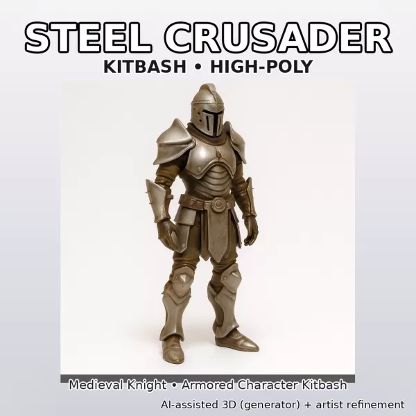 Cinematic Creature + Mech Kitbash Pack (High-Poly 3D Models) - Model preview 14