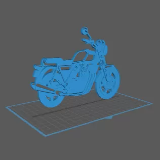 Honda - CB 400 F Wall Art - Model thumbnail 1