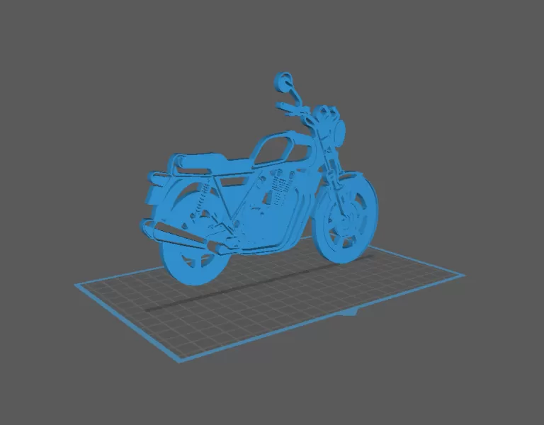 Honda - CB 400 F Wall Art - Model preview 1
