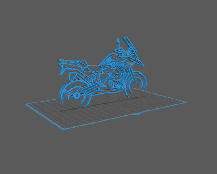 BMW - R 1200 GS Wall Art - Model preview 2