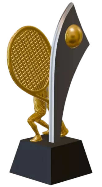 Trophy Tennis Serve Premium – 3D Model - Model preview 3