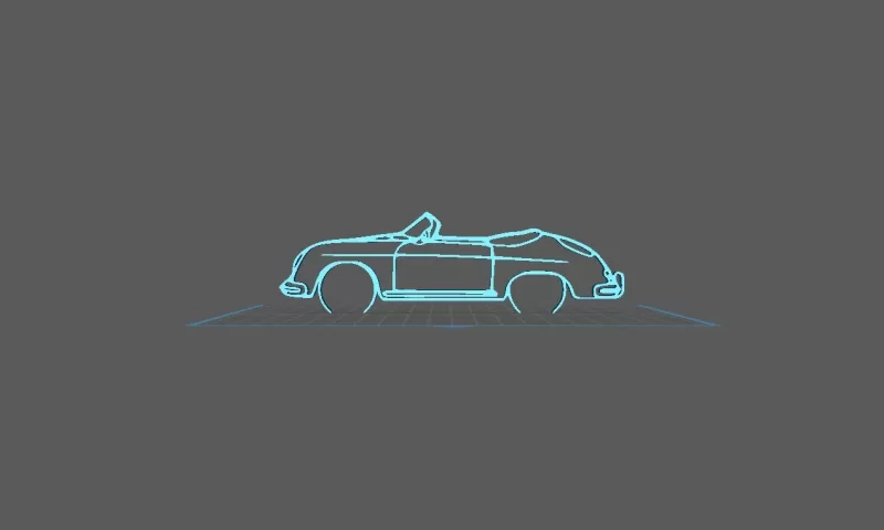 Porsche - 356 Speedsters Wall Art - Model preview 1