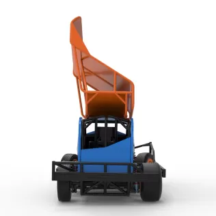 BriSCA Formula 1 Stock Car for Dirt while turning V2 Scale 1:25 - Model thumbnail 16