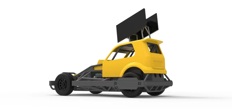 New Zealand Superstock car Version 5 Scale 1:25 - Model preview 13