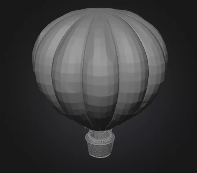 Hot air ballon - Model preview 1