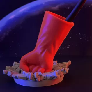 Saitama Fist - One Punch Man - Model thumbnail 6